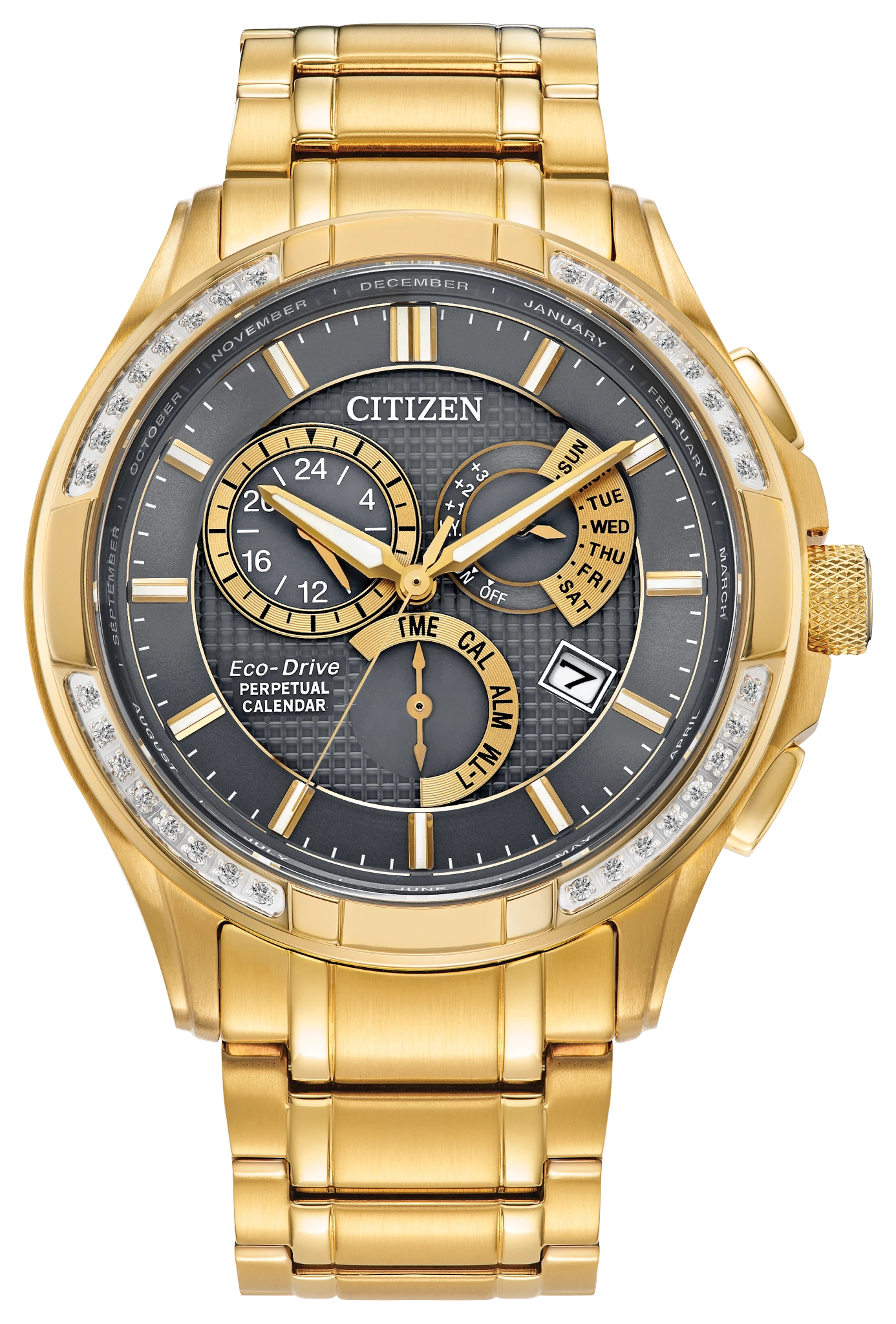 Calibre 8700 Grey Dial Stainless Steel Bracelet BL8172-59H | CITIZEN